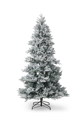 Artificial Gillam Snow Christmas Tree with LED Lighting